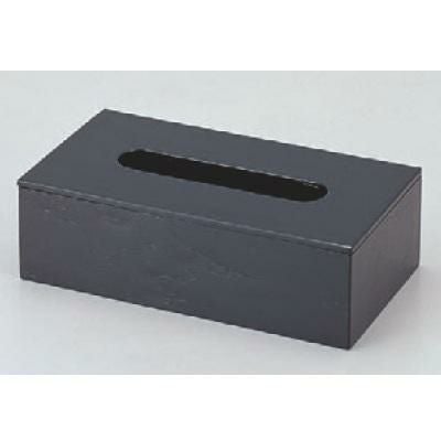 ティシュカバー ティッシュボックス黒木目