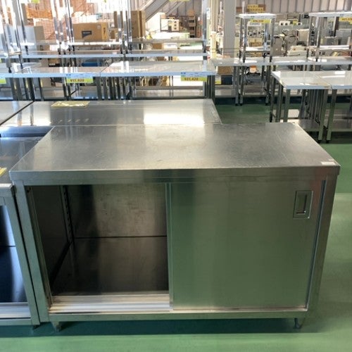 中古】調理台 幅1250×奥行600×高さ850 【送料別途見積】【業務用