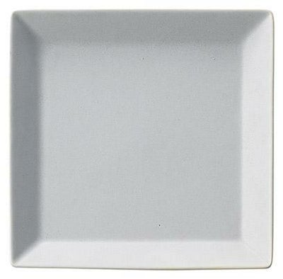 15cmスクエアプレート(パールグレー)キャレ