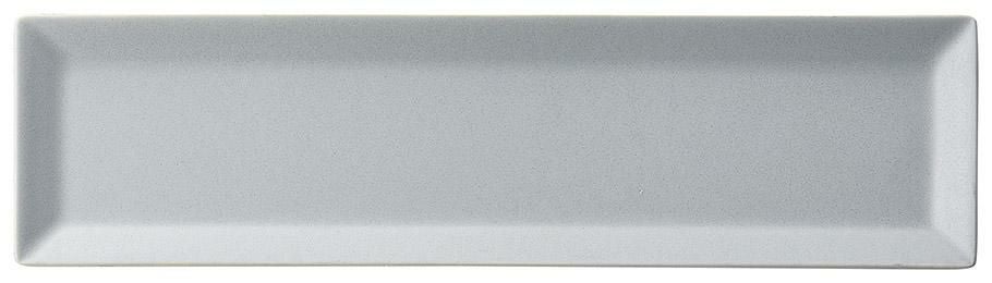 キャレ 36cmスレンダープレート(パールグレー) /ビュッフェ大皿