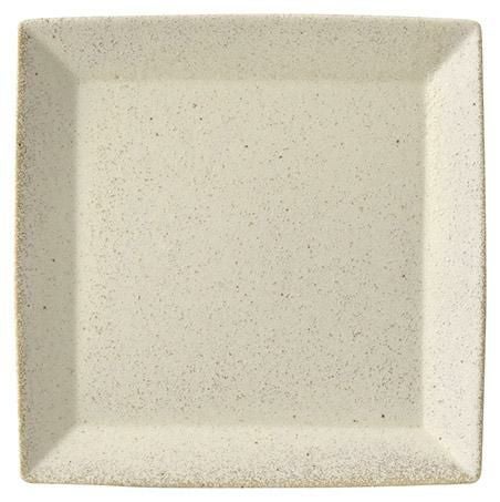 キャレ 18cmスクエアプレート(絹衣) /アラカルト