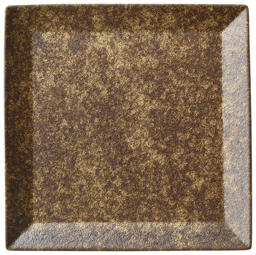 キャレ 25cmスクエアプレート(慧喜) /パーティ大皿