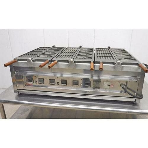 中古】たい焼き機 大和田製作所 OWD-0401E 幅720(台含む750)×奥行580