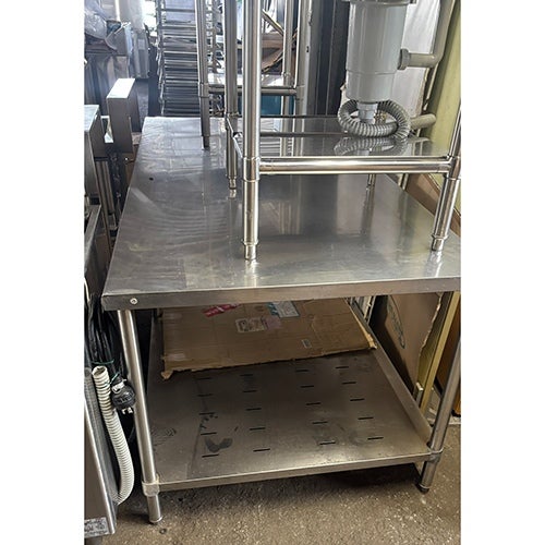 【送料込み】厨房 飲食店 作業台 業務用ステンレス作業台 SUS4-189N ステンレス作業台 幅1800×奥行900×高さ740mm/新品/業務用