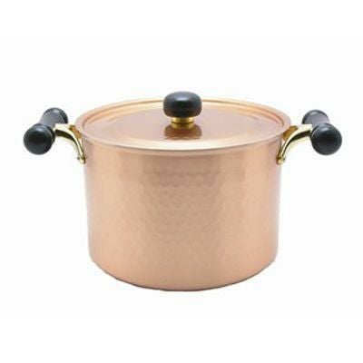 銅IHアンティック 深型鍋 22cm IH-103