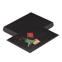 文庫 ダイヤ型文庫黒木目万年葉(箱付)