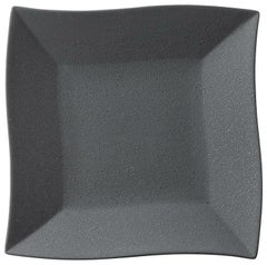 28cm皿(黒曜)波形