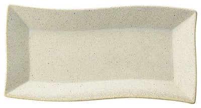 24cm長角皿(絹衣)波形