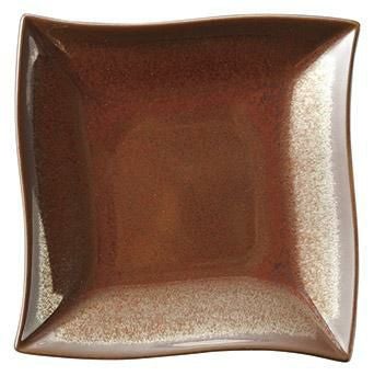 波形 13cm皿(釉彩)