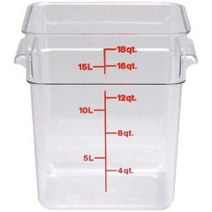 フードコンテナ角型 クリアタイプ CAMBRO　本体 18SFSCW　【グループA】