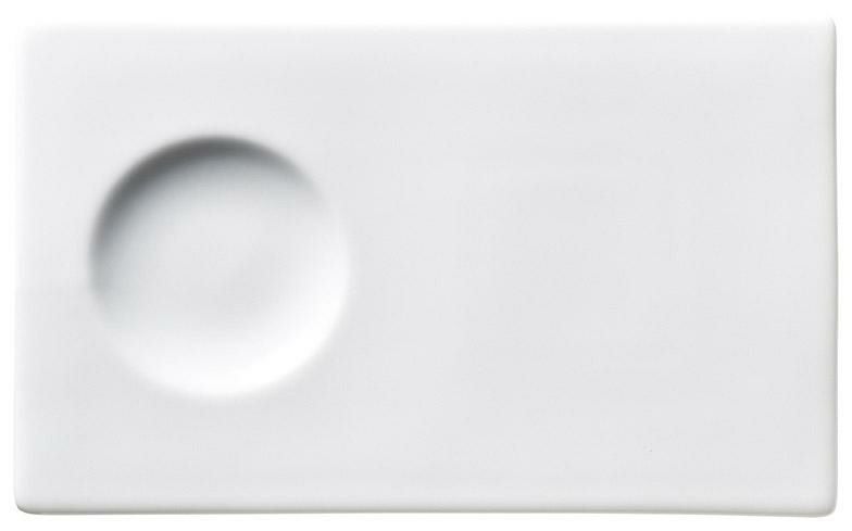 フラット 17cm長角ディンプルプレート /アラカルト