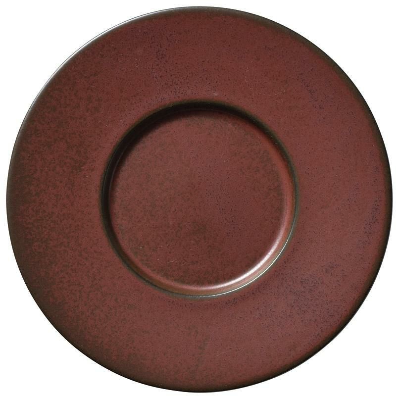 緋朱 24cm平型プレート