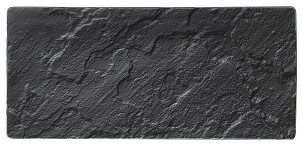 メテオ 30cmレクタングルプレート(ハマ付き)BK /パーティ大皿