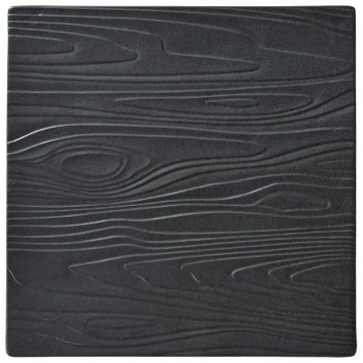 24cmスクエアプレート(ハマ付き)BKスクエアプレート