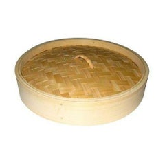 中華セイロ 蓋 21cm 竹製