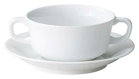 スープ・カプチーノ・ブイヨン碗皿 ブイヨン兼用受皿(ロイヤルセラム) /業務用食器