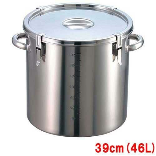 ステンレス寸胴鍋 EBM 18-8 パッキン寸胴鍋 (目盛付) 39cm