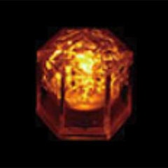 光る氷 ライトキューブ・クリスタル(24入)オレンジ