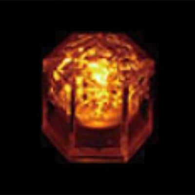 光る氷 ライトキューブ・クリスタル(24入)オレンジ