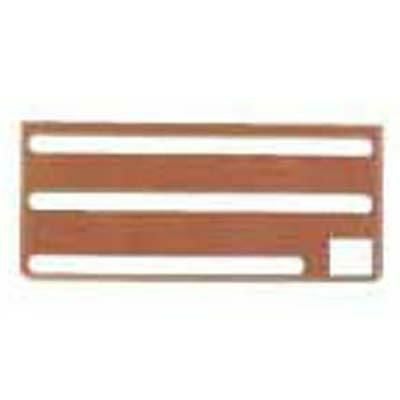 HACCP包丁差用カラープレート B(横)タイプ ブラウン