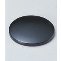 湯呑蓋 湯呑蓋(つまみなし)黒2.3寸