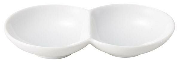 カリタ 14cm深口二つ仕切皿