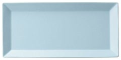31cmレクタングルプレート(パールブルー)キャレ