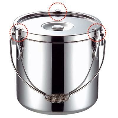 19-0 IH対応鍋シリーズ IH対応給食缶 27