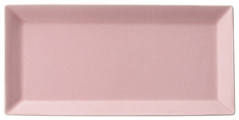 キャレ 31cmレクタングルプレート(パールピンク) /パーティ大皿