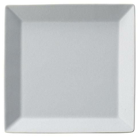 キャレ 18cmスクエアプレート(パールグレー) /アラカルト