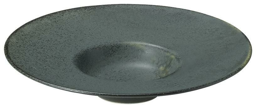 フリーシリーズスープセレクション 黒滴 26cm平型スープ