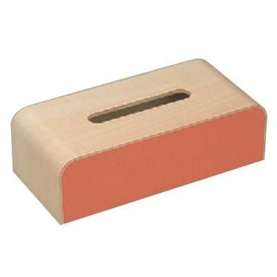 ティシュカバー ウッディティッシュBOXオレンジ