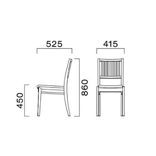 CRES(クレス) 木製洋風イス レサン2 張地Aランク/（業務用椅子/新品）(送料無料）