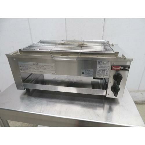 業務用/新品】ヒゴグリラー 焼物器焼鳥専用（卓上型）単相200V P-123KC