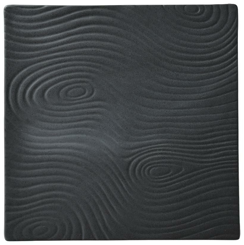 スクエアプレート 24cmスクエアプレート(ハマ付き)BK /アラカルト