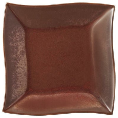 19cm皿(釉彩)波形