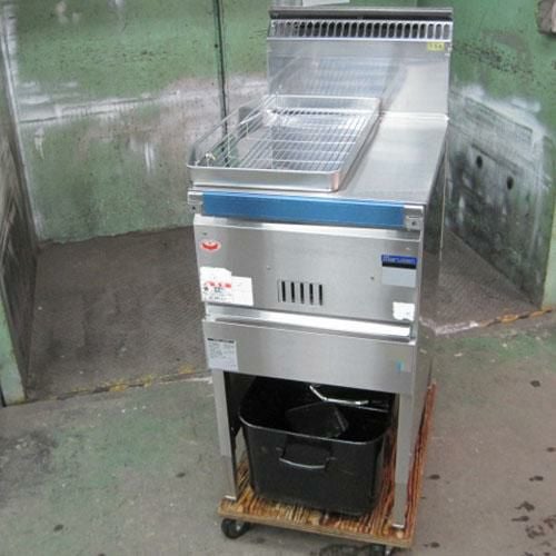 中古】ガスフライヤー マルゼン MGF-C18K 幅430×奥行610×高さ800