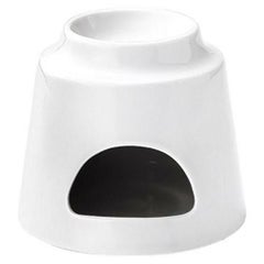 タワーホワイト(キャンドル専用)プレノ　高さ110mm×直径:123mm