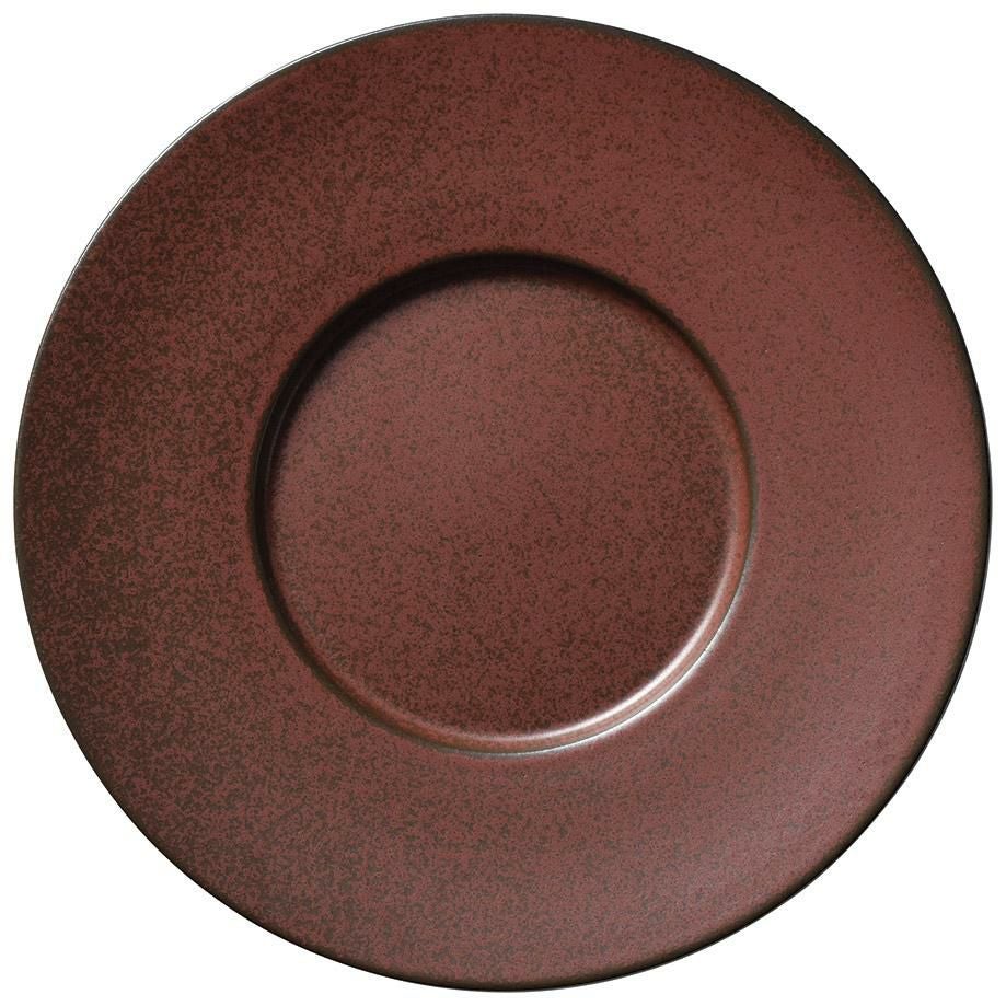 緋朱 27cm平型プレート