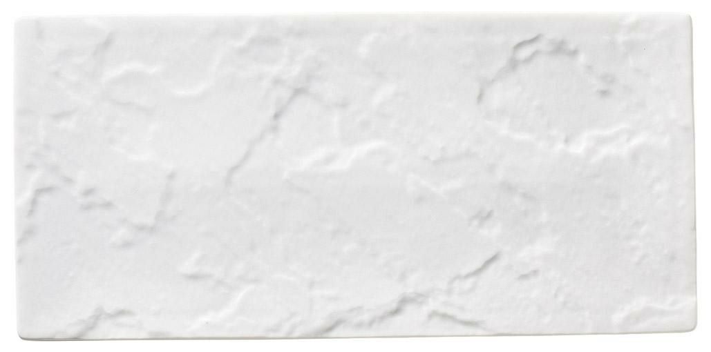 メテオ 30cmレクタングルプレート(ハマ付き)(ホワイト) /パーティ大皿