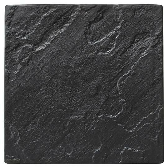 メテオ 16cmスクエアプレート(ハマ付き)BK