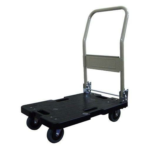 サイレントマスター 静音台車 LSK-201K(ハンドル可倒式)ブラック