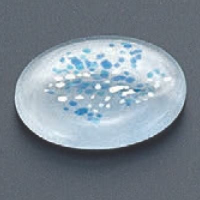 箸置 丸型青