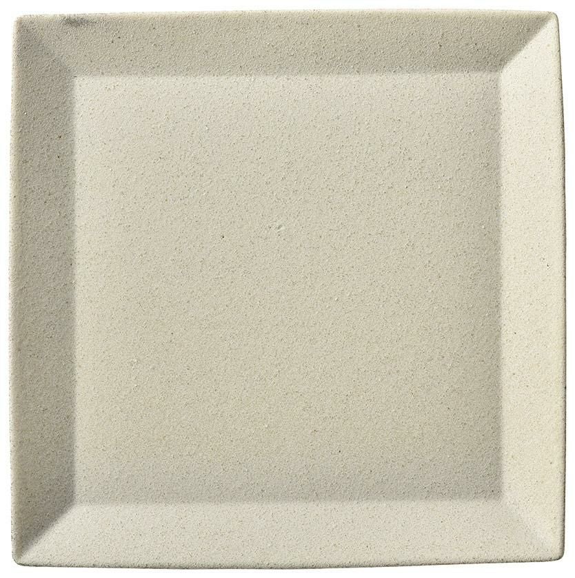 キャレ 25cmスクエアプレート(絹衣) /パーティ大皿