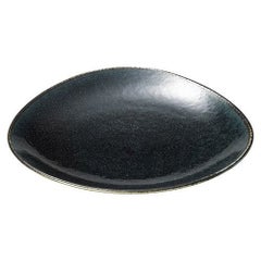 24cm三角皿(藍潤)トリノ