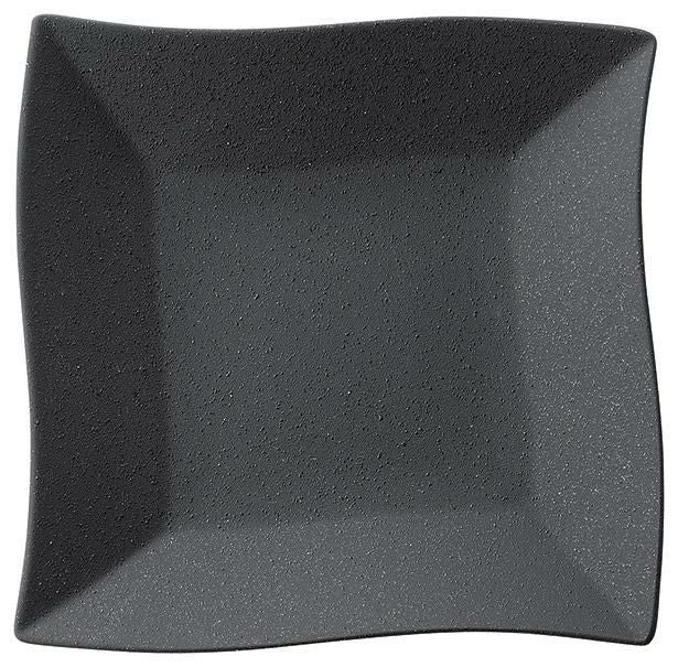 波形 23cm皿(黒曜) /アラカルト