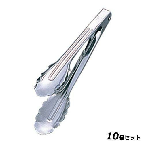 【10セット】18-0 万能トング EBM ミニ 全長180 板厚0.4ｍｍ ［6169600］