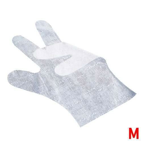 サクラメン手袋 デラックス(100枚入)M ホワイト 35μ