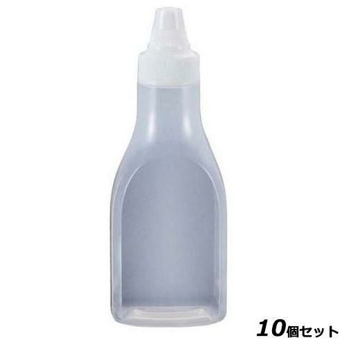 【10セット】ドレッシングボトル(ネジキャップ) FD-300 300ml ホワイト