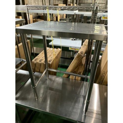 中古】作業台 三方枠 BGなし 幅500×奥行450×高さ800 【送料別途見積
